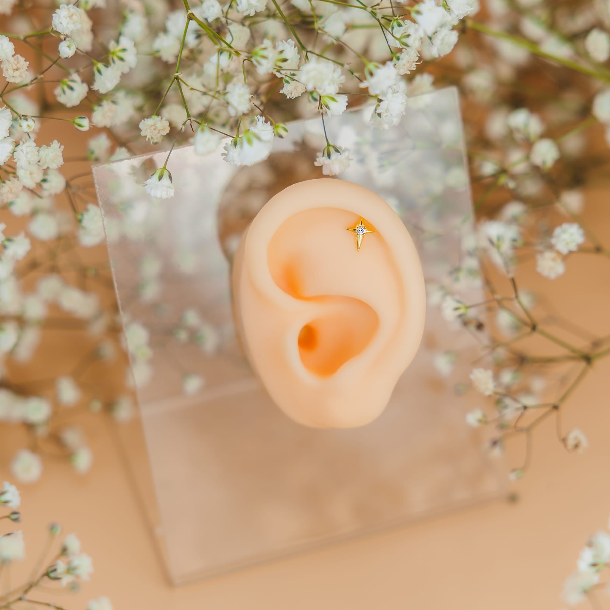 Goldstern-Labret – SILBER 925