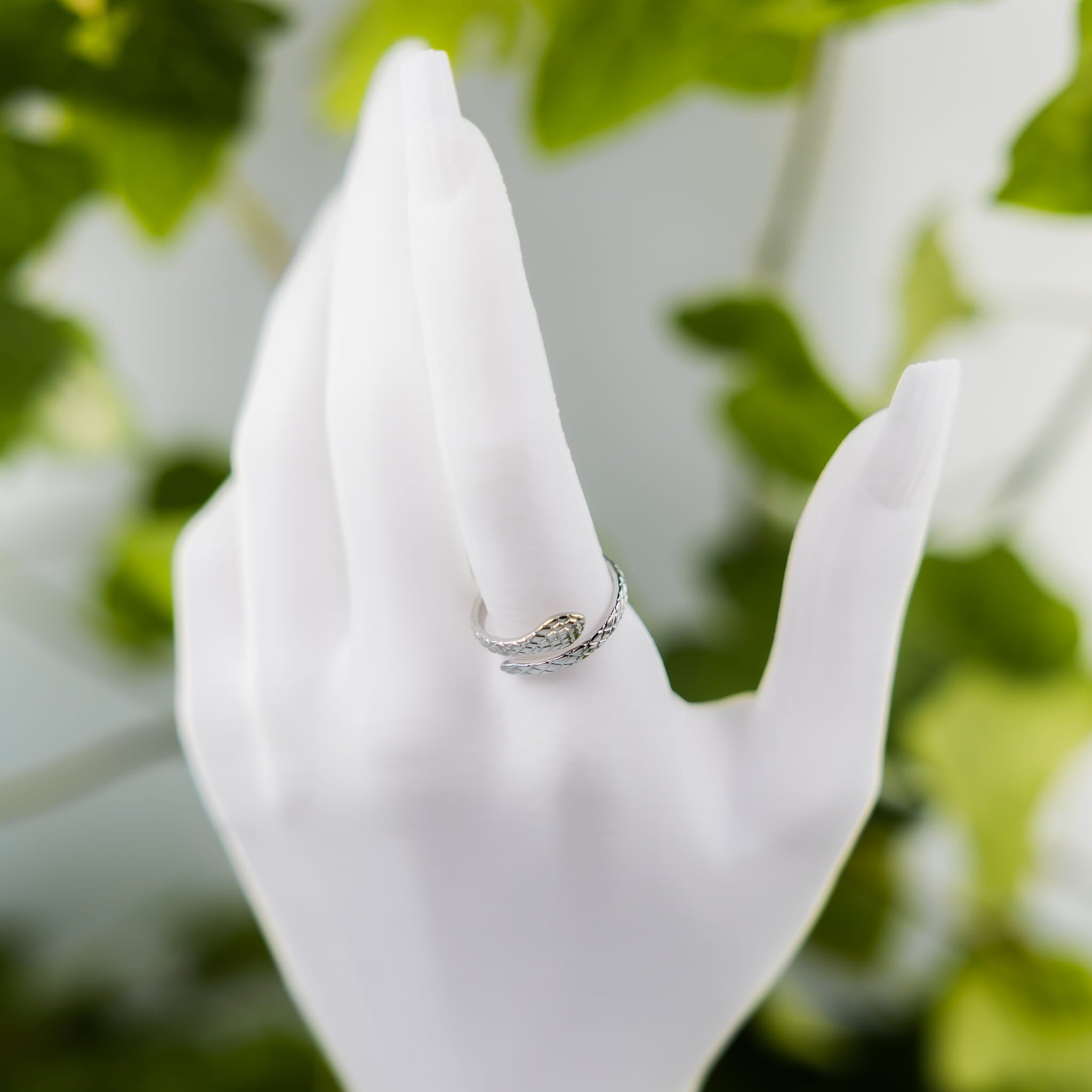 Schlangenring aus Edelstahl