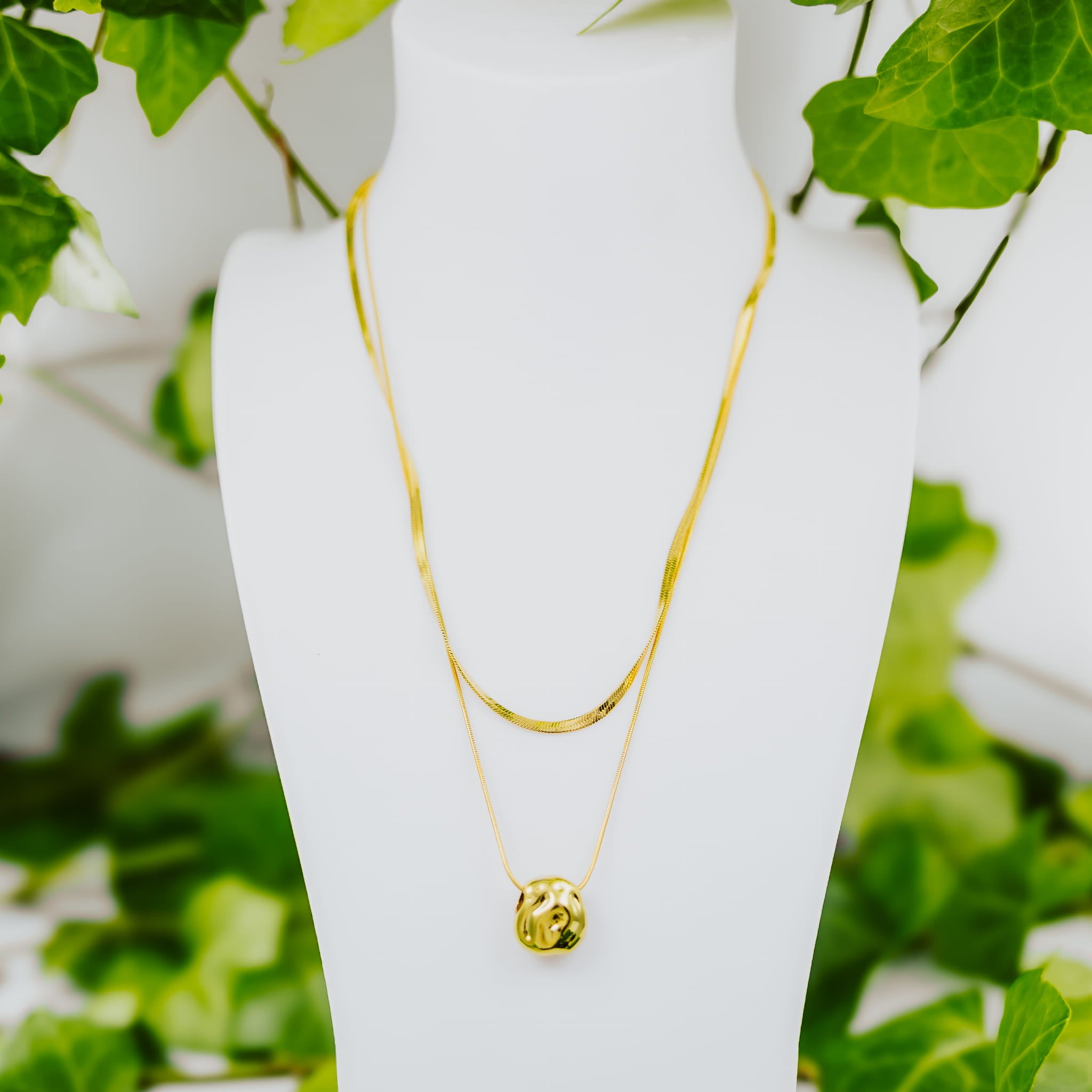 Doppelte Goldkette