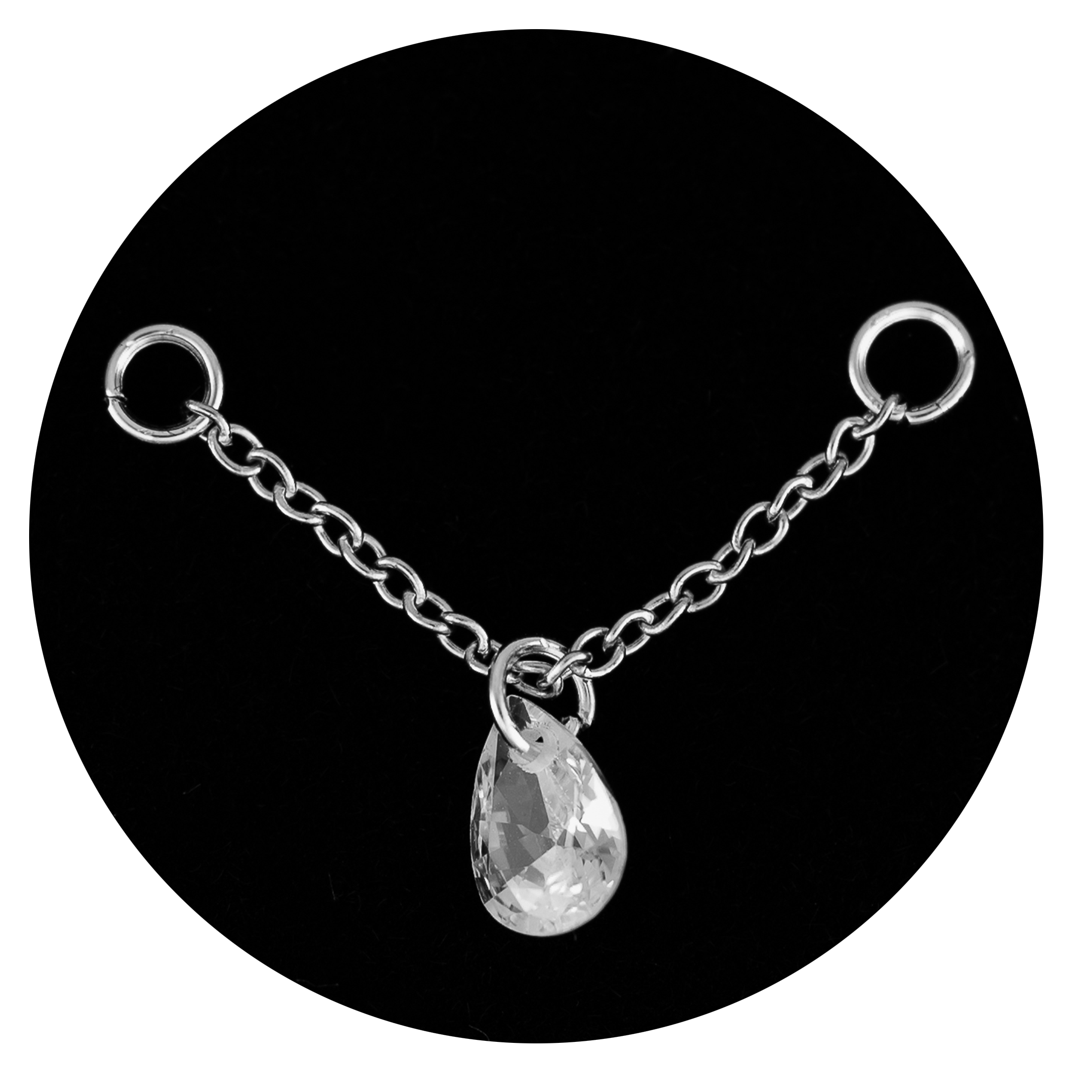 Dekorative Silberkette