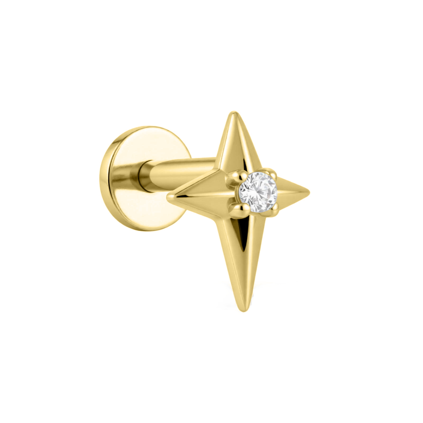 Goldstern-Labret – SILBER 925