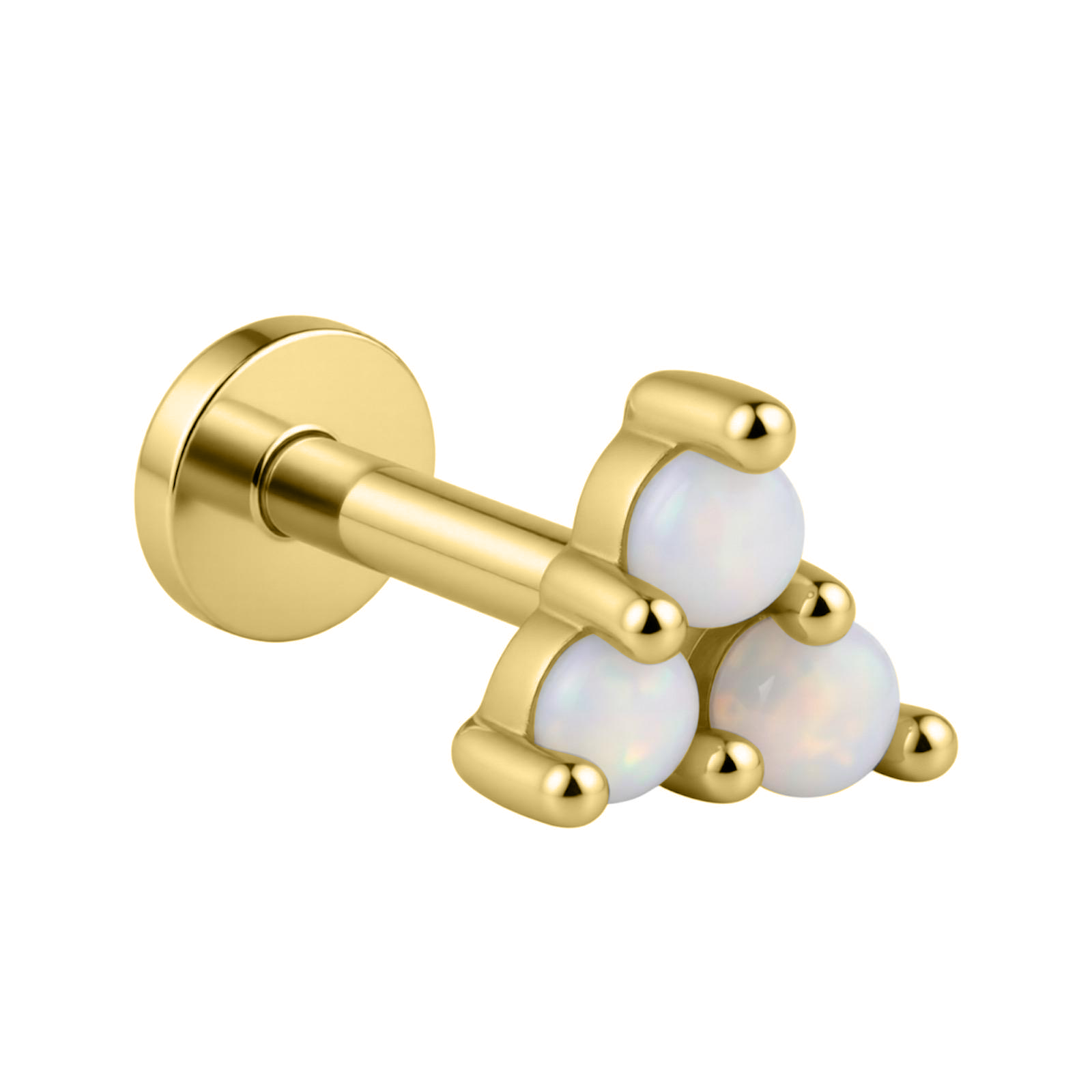 Dreifacher Opal im Goldlabret-Stil – SILBER 925