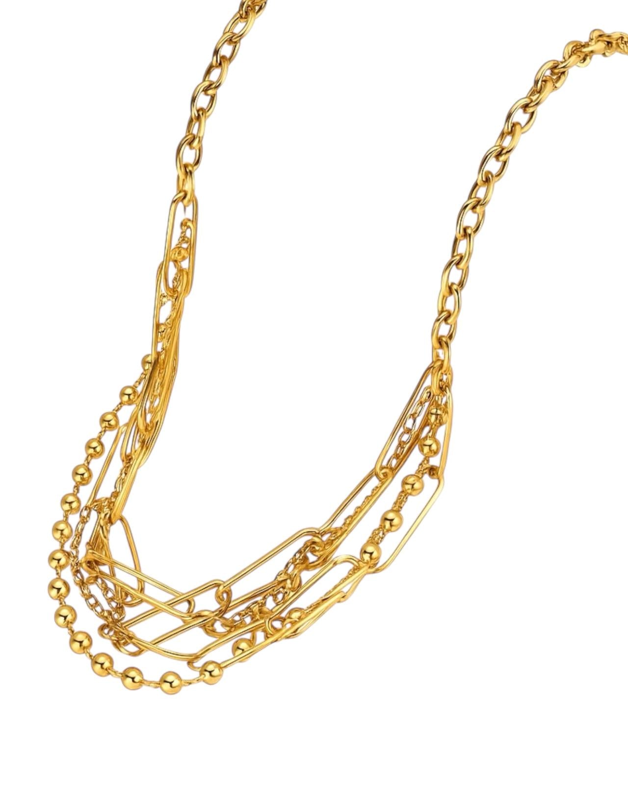 Dreifach gewebte Halskette