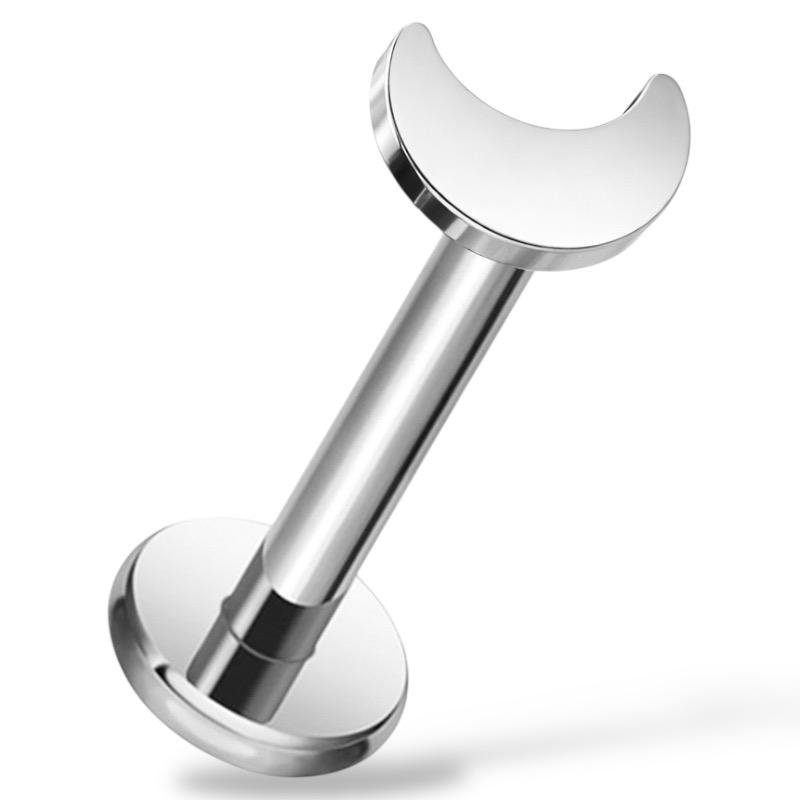 Labret aus Titan mit Mond