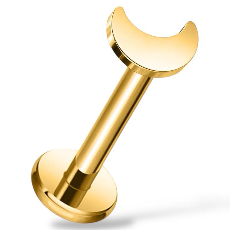 Labret aus Titan mit Mond